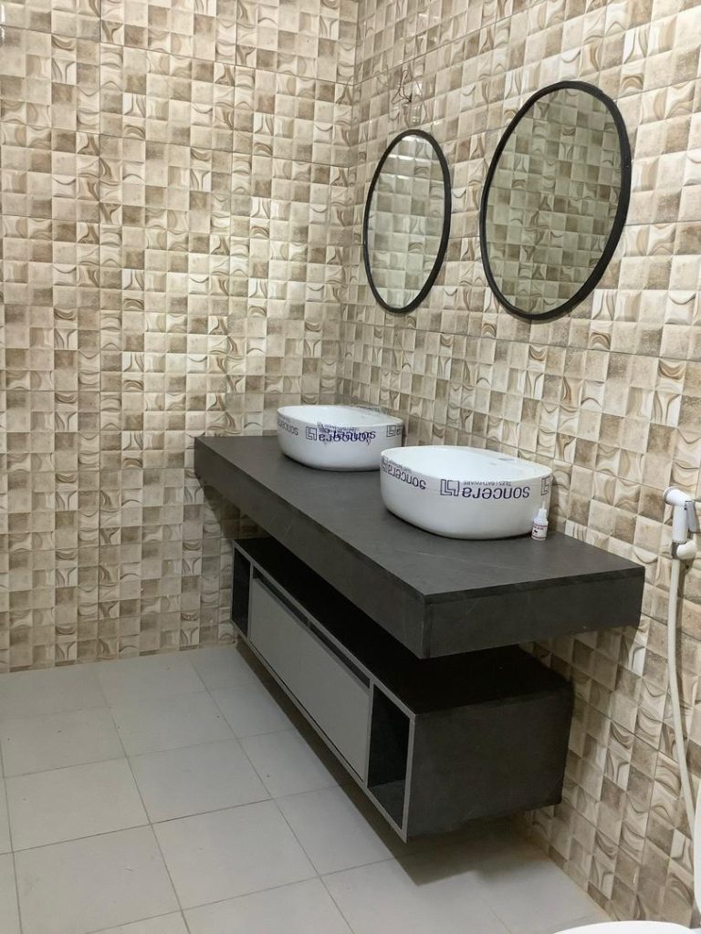 meuble vasque double